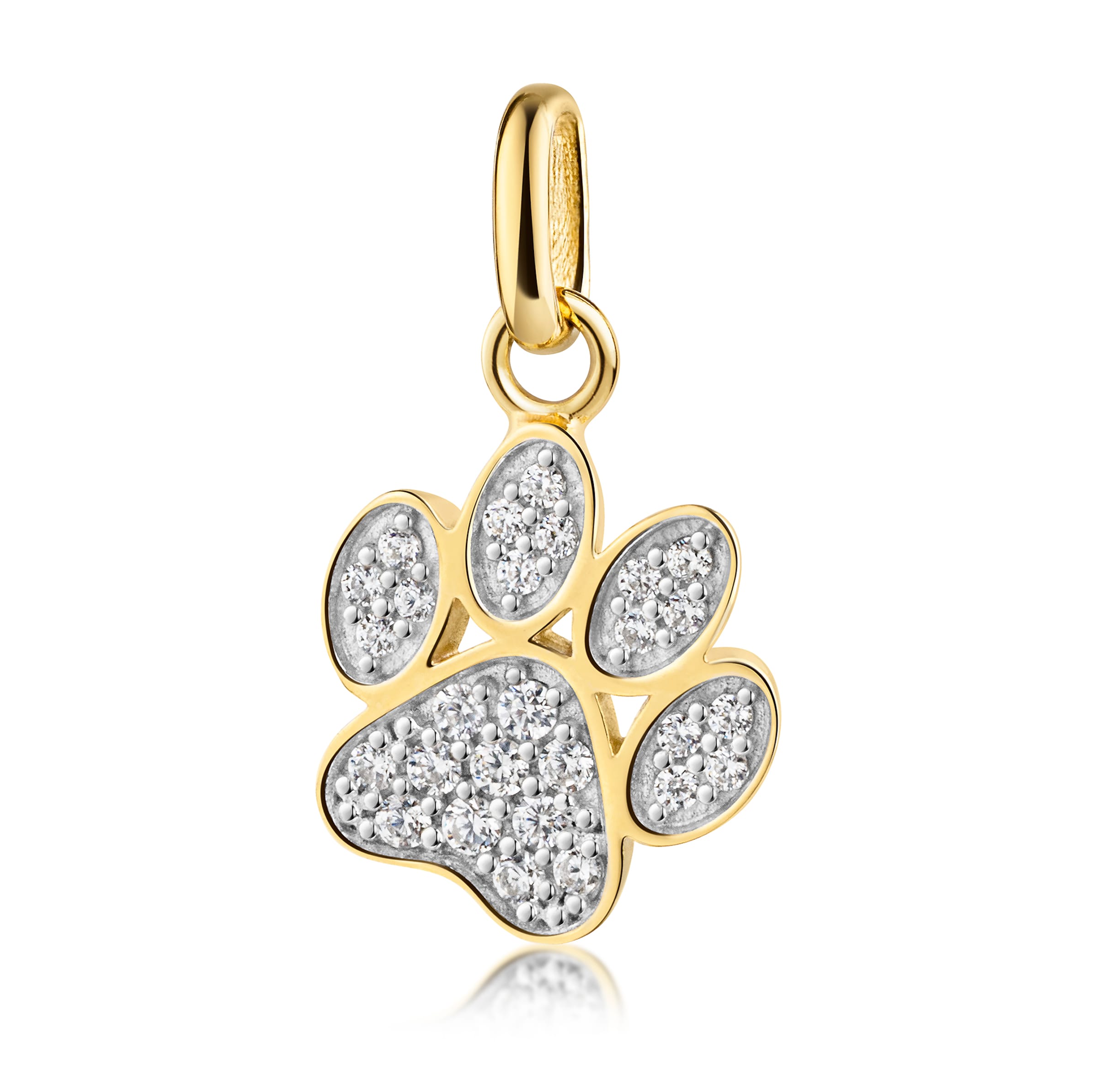 FIRETTI Pendant in Gold: front