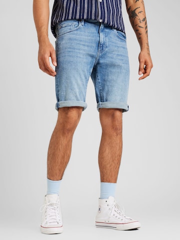 G-Star RAW Slimfit Shorts in Blau: predná strana