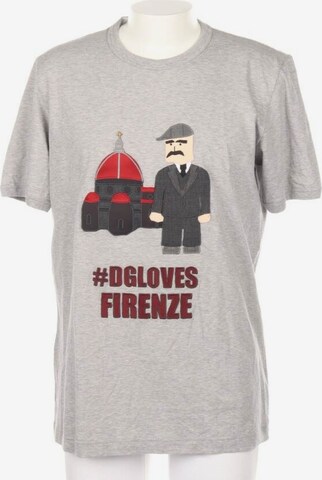 DOLCE & GABBANA Shirt in XXL in Grey: front