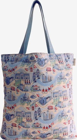 Cath Kidston Ostoskassi värissä sininen: etupuoli
