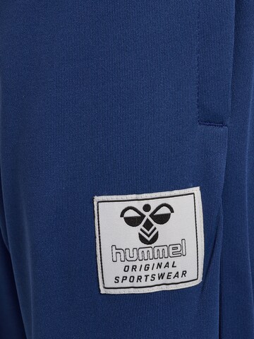 Hummel Tapered Sporthose 'Ozzy' in Blau