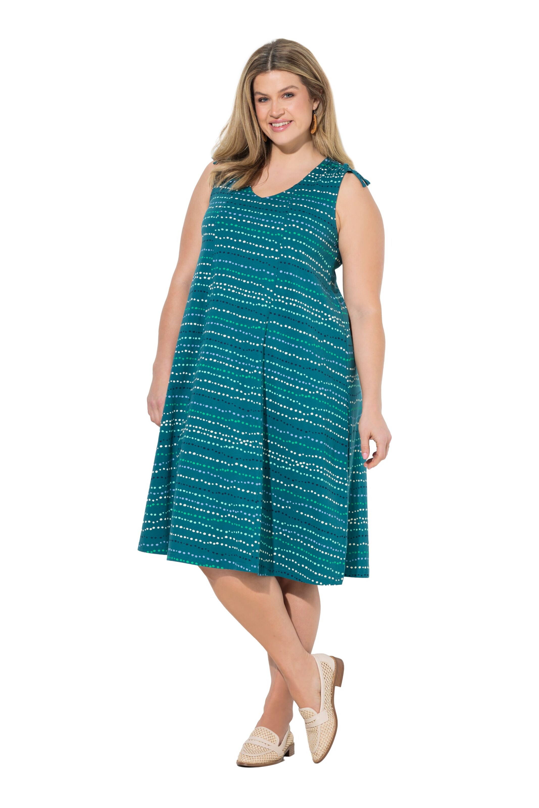 Ulla Popken Kleid in Blau: Vorderseite