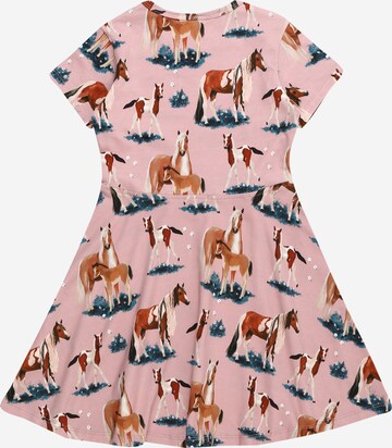 Walkiddy Dress 'Little & Big Horses' in Pink