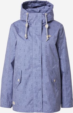 Ragwear Between-Season Jacket 'LENCA MARINA' in Blue: front