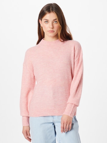 ICHI Sweater in Pink: front