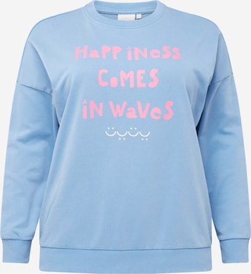 Sweat-shirt 'FAIRLY LIFE' ONLY Carmakoma en bleu : devant