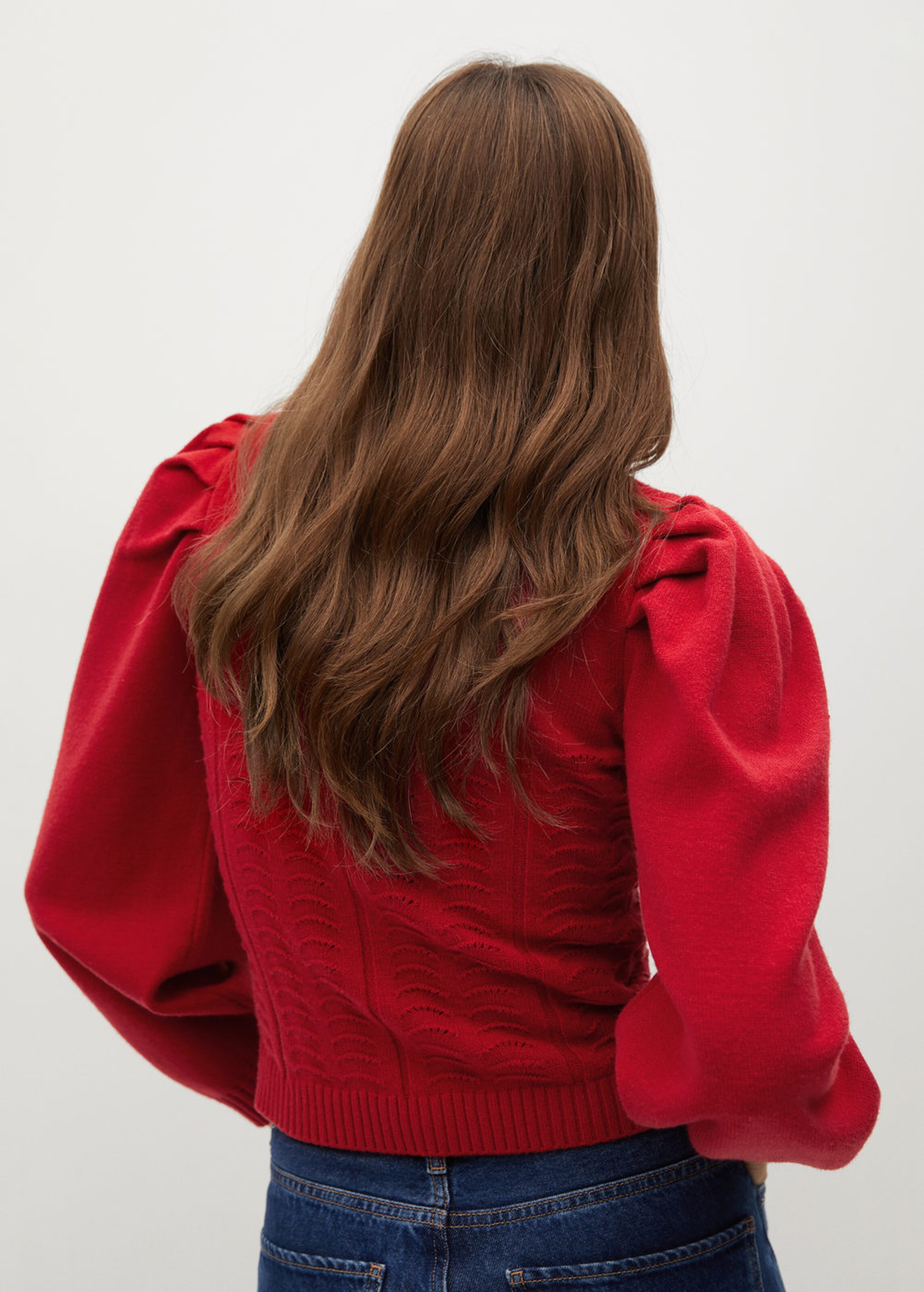 Frauen Pullover & Strick MANGO Strickjacke 'Eiffel' in Rot - QF61775 Frauen Pullover & Strick MANGO Strickjacke 'Eiffel' in Rot - QF61775