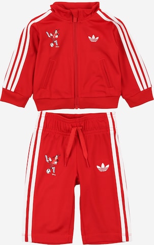 ADIDAS ORIGINALS Juoksupuku 'FIREBIRD' värissä punainen: etupuoli