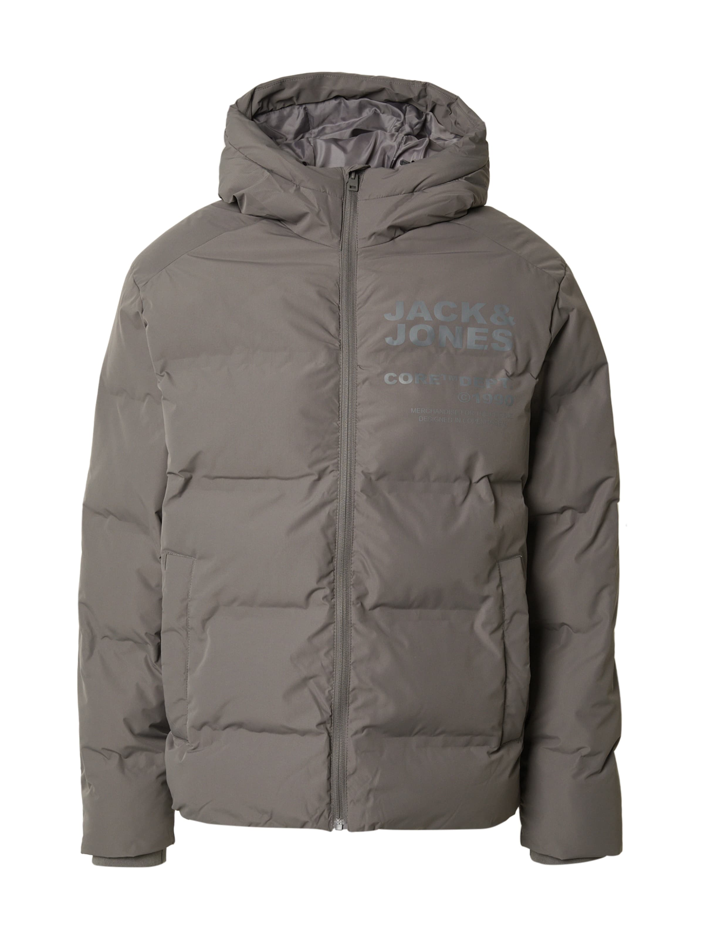 JACK & JONES Talvejope 'JCOBOSTON', värv hall: eest vaates