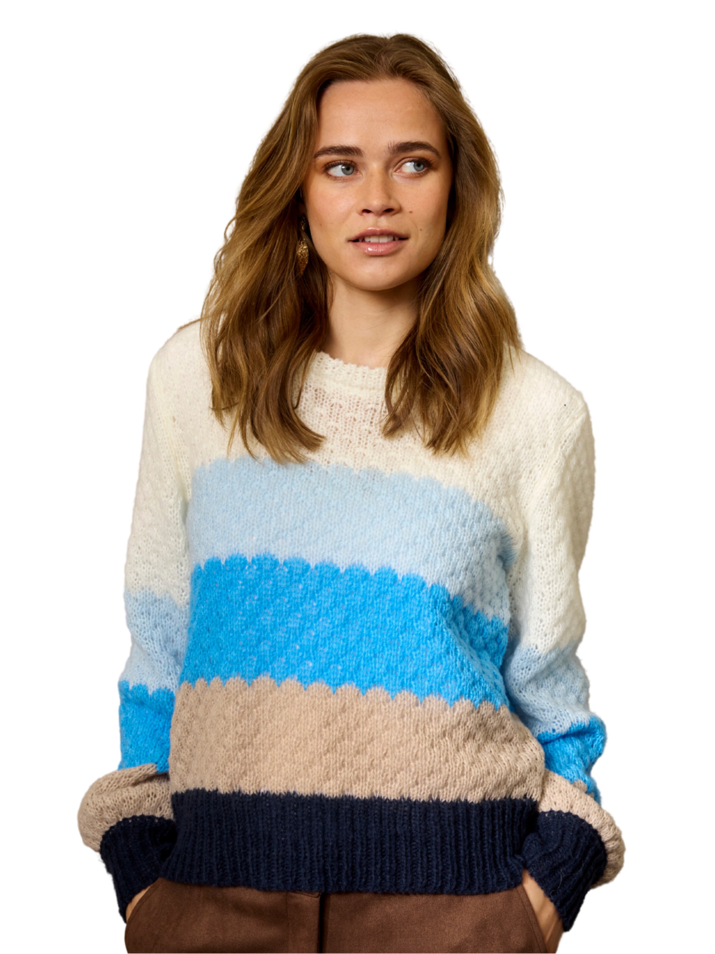 ze-ze Trui 'Cendall 013' in Blauw