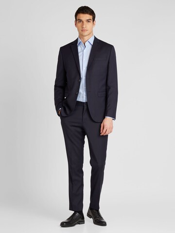 Michael Kors Slim Fit Hemd in Blau