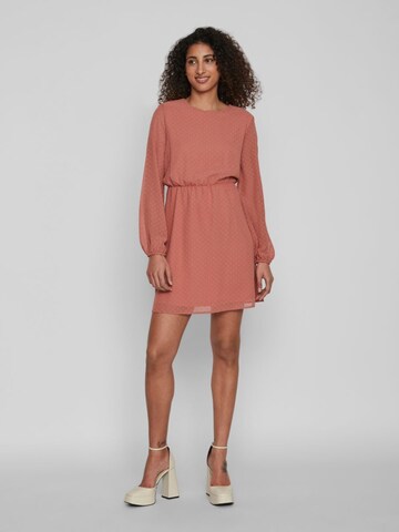 VILA Dress 'Dobby' in Pink