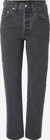 juoda LEVI'S ® Prigludęs Džinsai '501 Jeans For Women': priekis