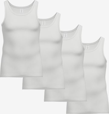 Maillot de corps Ammann en blanc : devant