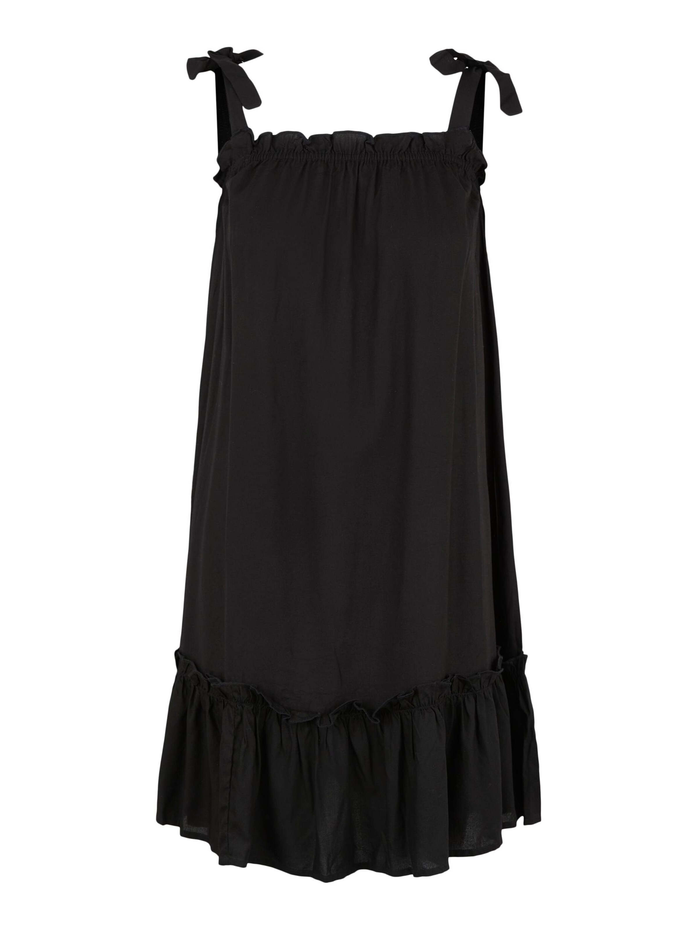 Frauen Kleider Pieces Petite Kleid 'Violet' in Schwarz - ZR36434 Frauen Kleider Pieces Petite Kleid 'Violet' in Schwarz - ZR36434