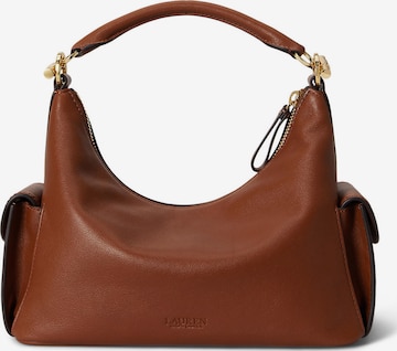 Lauren Ralph Lauren - Mala de ombro 'BLAIKE' em castanho: frente