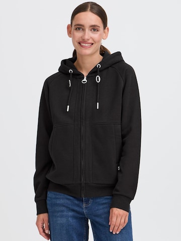 Oxmo Sweatvest ' OXAndie ' in Zwart