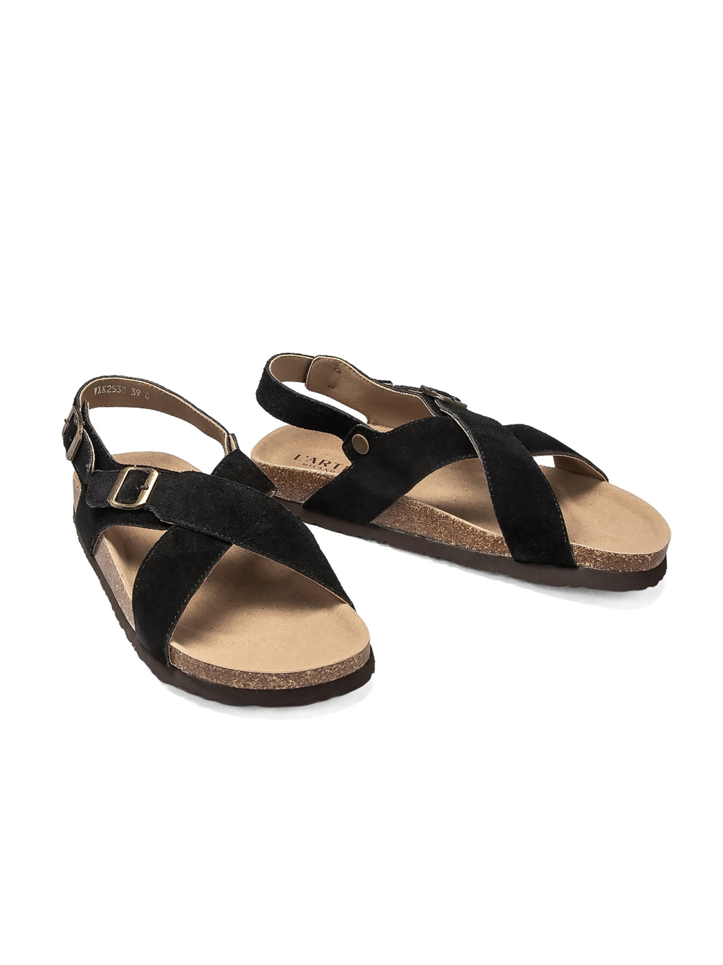 juoda L'Arte Milano Sandalai