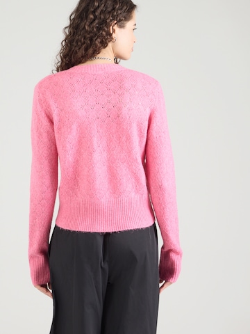 ABOUT YOU Knit cardigan 'Maureen' in Pink