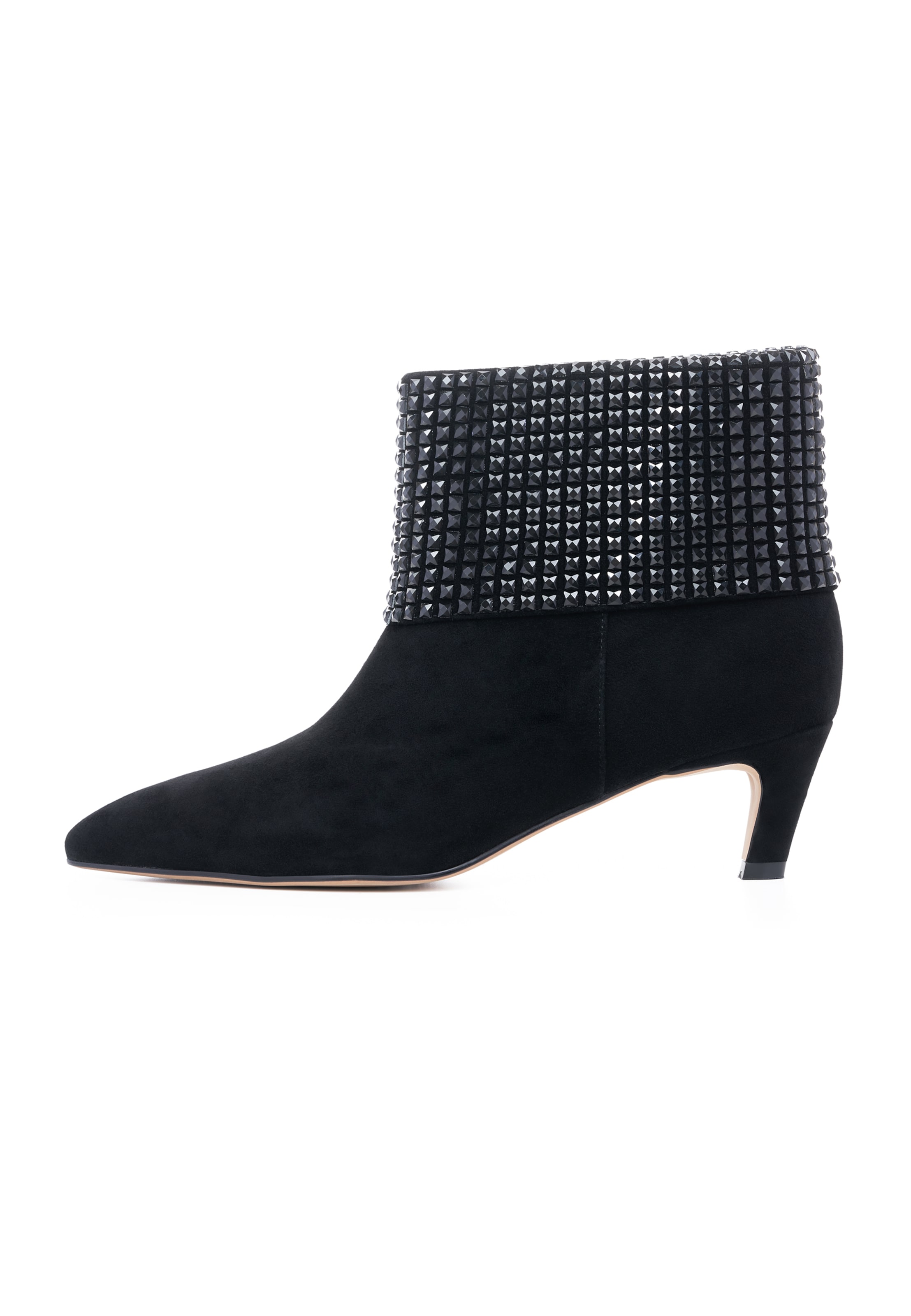 CESARE GASPARI Bootie in Black: front