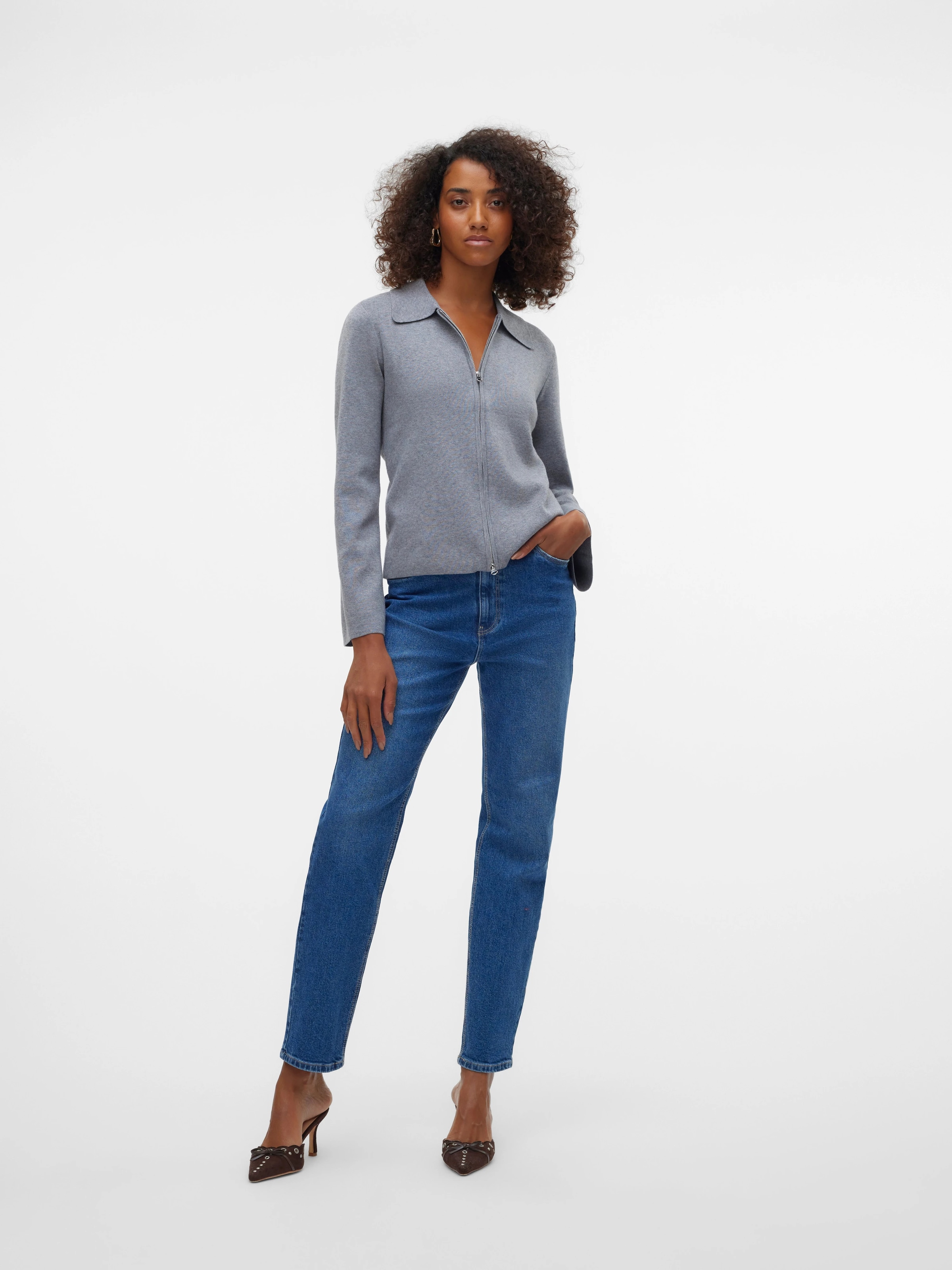 VERO MODA Regular Jeans in Blue: front