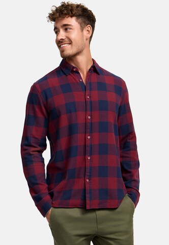 INDICODE JEANS Regular fit Overhemd in Lila: voorkant