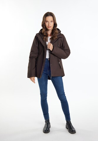 usha BLUE LABEL Winter jacket 'Fenia' in Brown