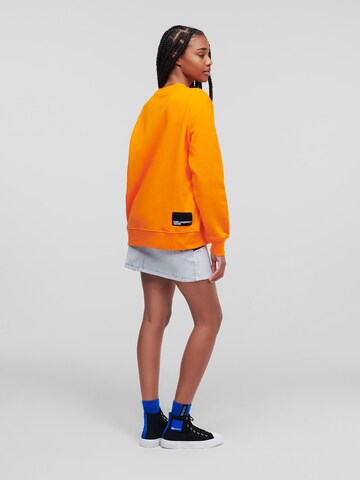 KARL LAGERFELD JEANS Sweatshirt in Orange