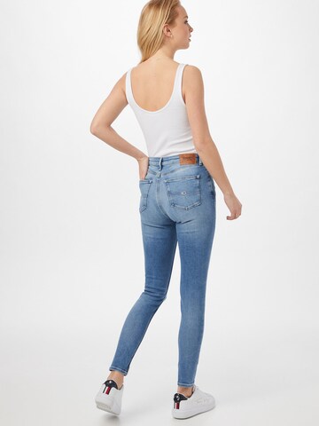 Tommy Jeans Skinny Jeans 'Nora' in Blau