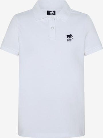 Polo Sylt Shirt in White: front