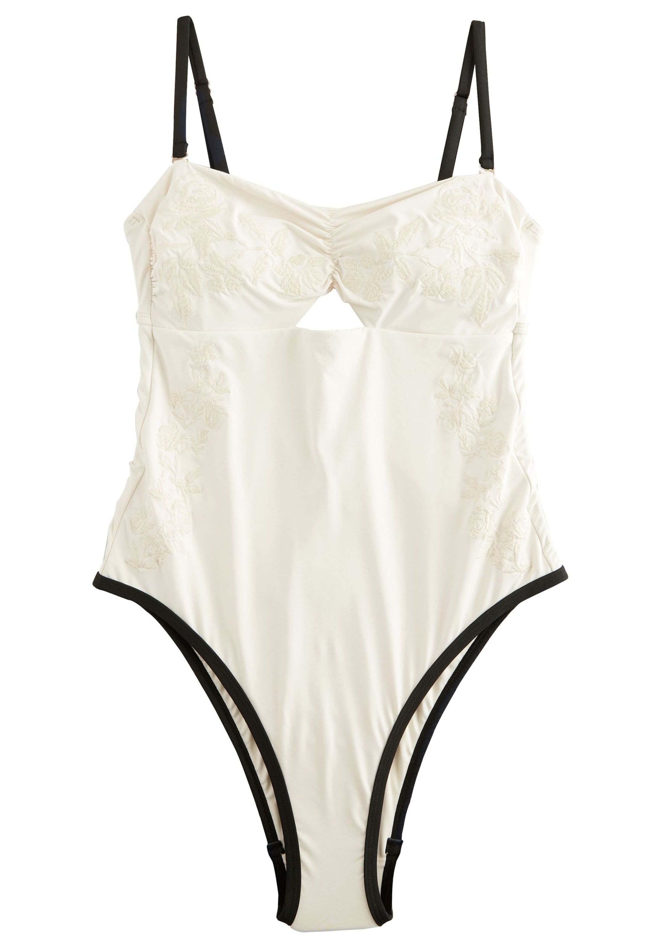 Bustier Maillot de bain Rockett St George en beige : devant
