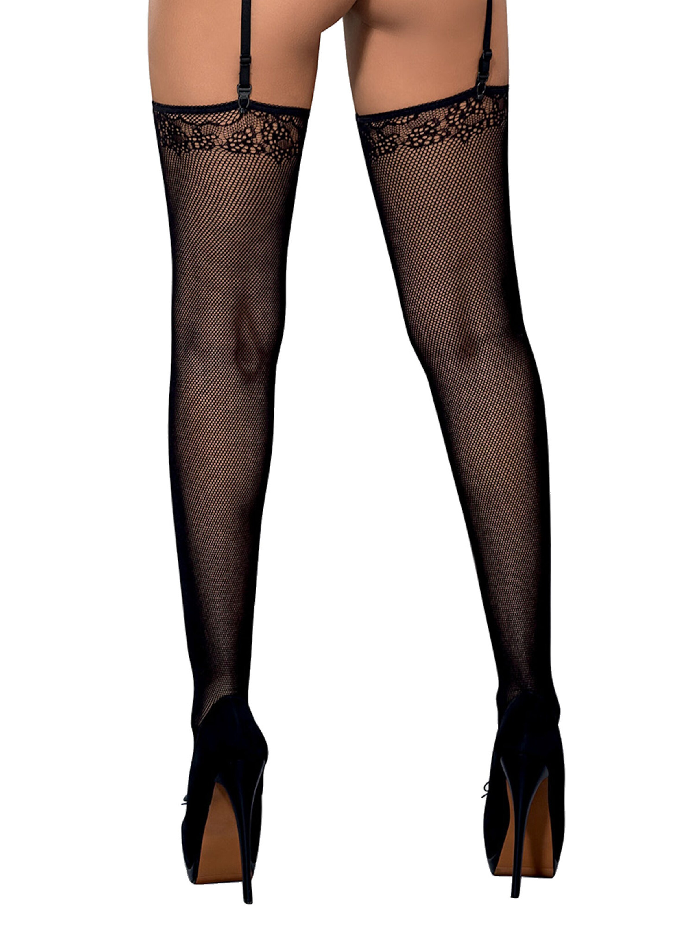Obsessive Hold-up stockings 'Lustella' in Black