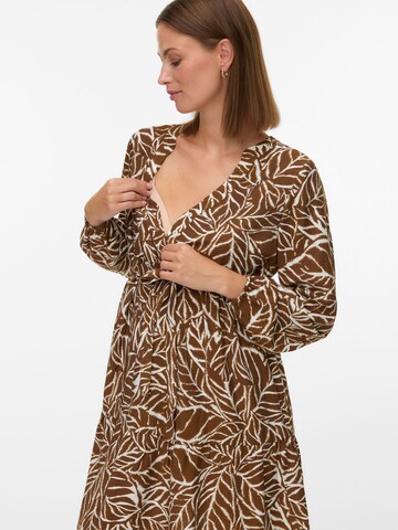 MAMALICIOUS Dress 'MLCassie' in Brown