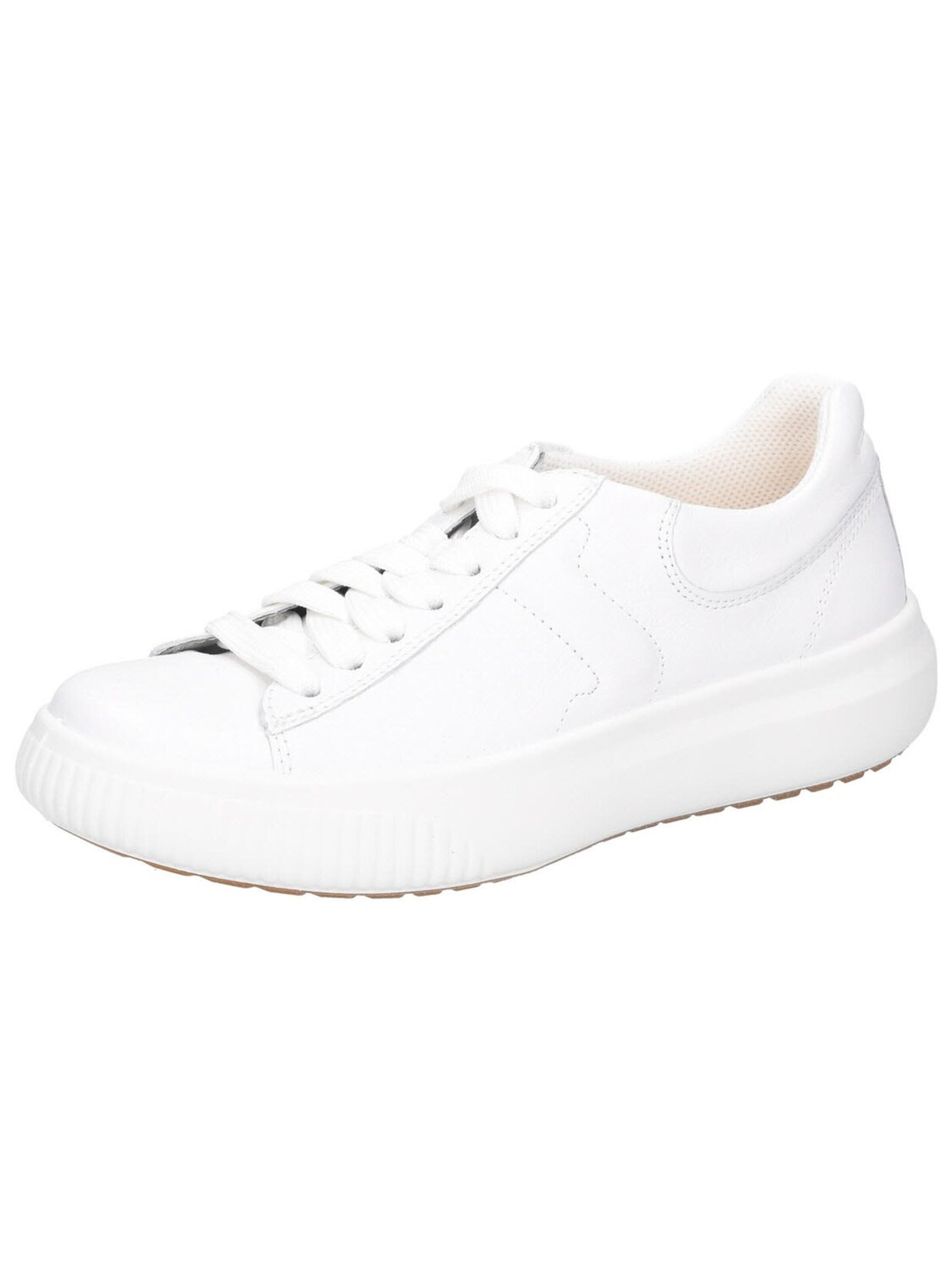 Legero - Zapatos con cordón 'Sneaker Damen 2-000364-1100 Echtleder in weiß' en blanco: frente