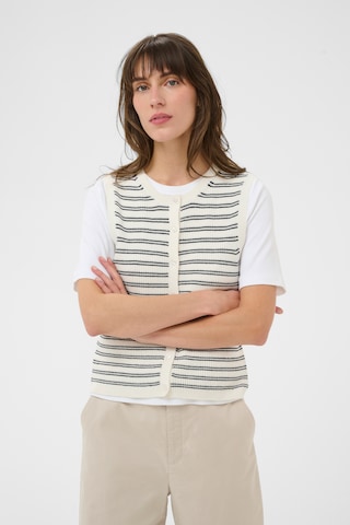 Part Two Vest 'Gemma' in White
