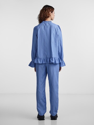 PIECES Blouse 'ASSRA' in Blauw