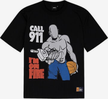 AND1 Paita 'On Fire' värissä musta: etupuoli