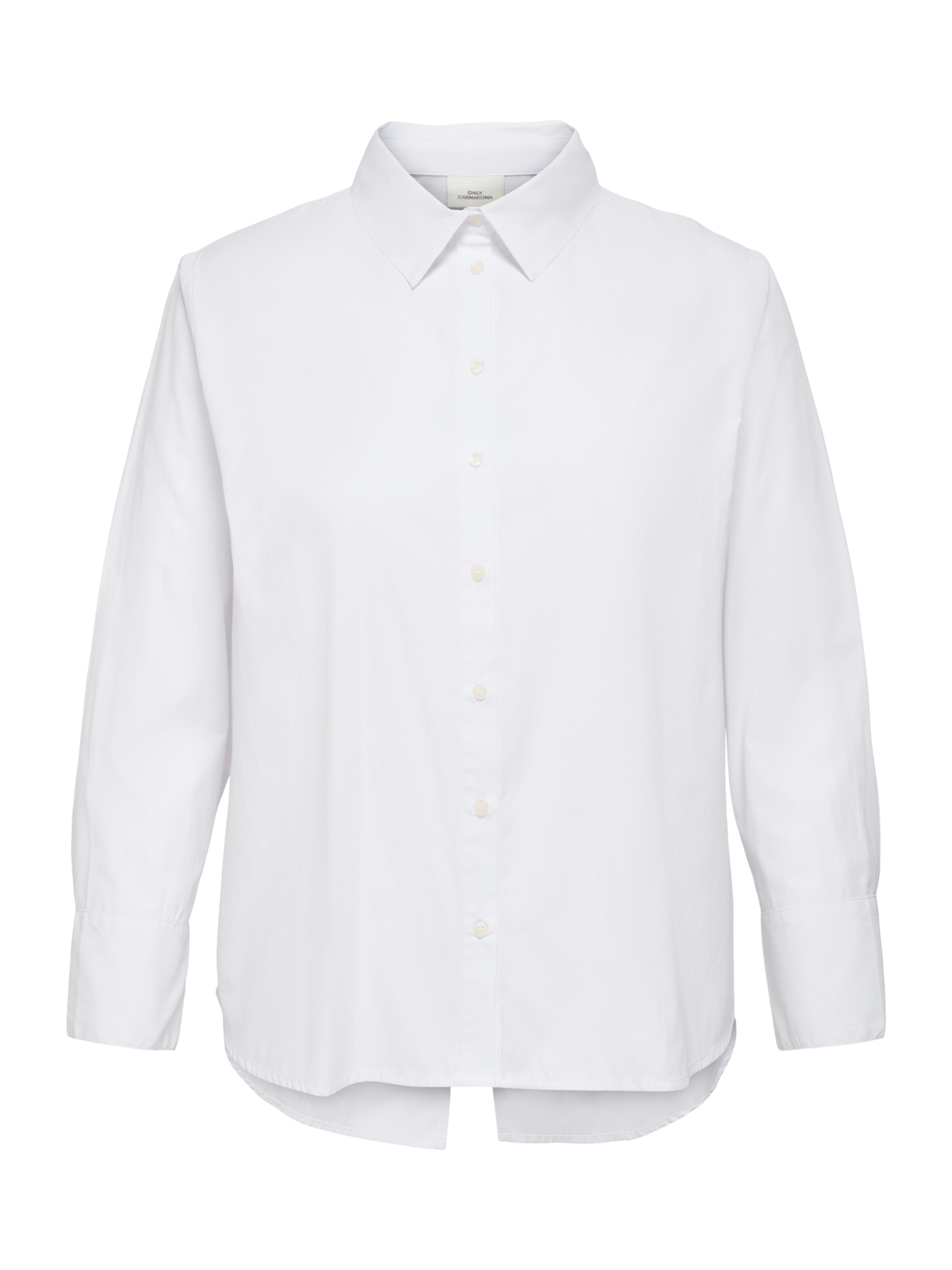Camicia da donna 'CAROREGON ALVA' di ONLY Carmakoma in bianco: frontale