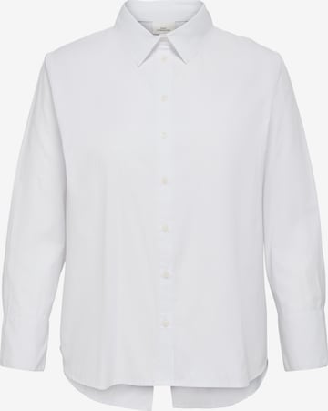 Camicia da donna 'CAROREGON ALVA' di ONLY Carmakoma in bianco: frontale