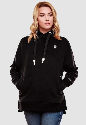 NAVAHOO Sweatshirt 'Silberengelchen' i sort: forside