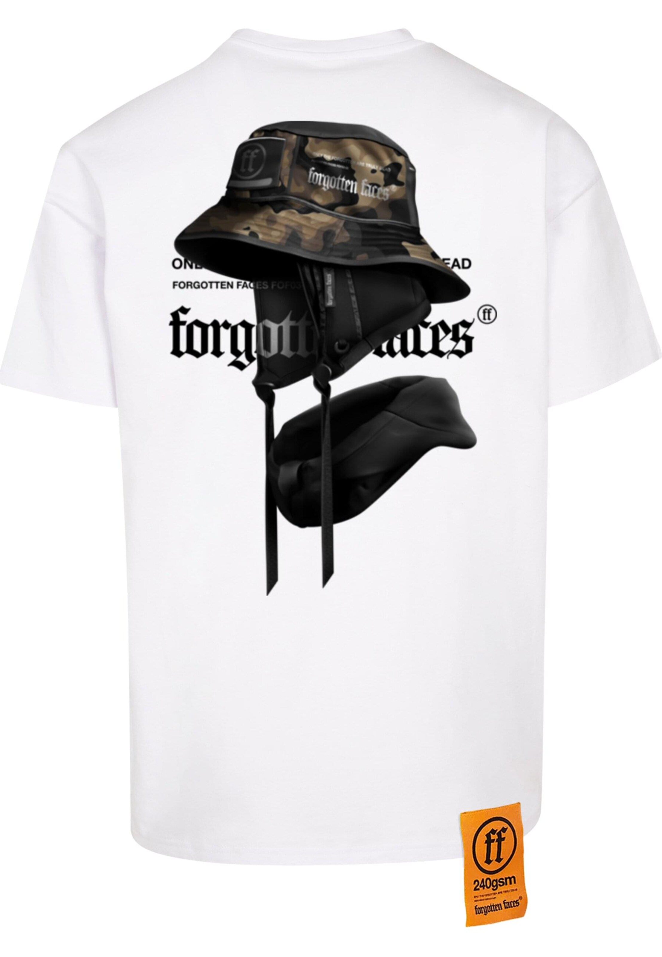 Maglietta 'Ghost' di Forgotten Faces in bianco