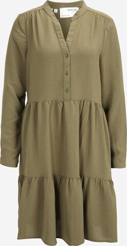 Robe SELECTED FEMME en vert : devant