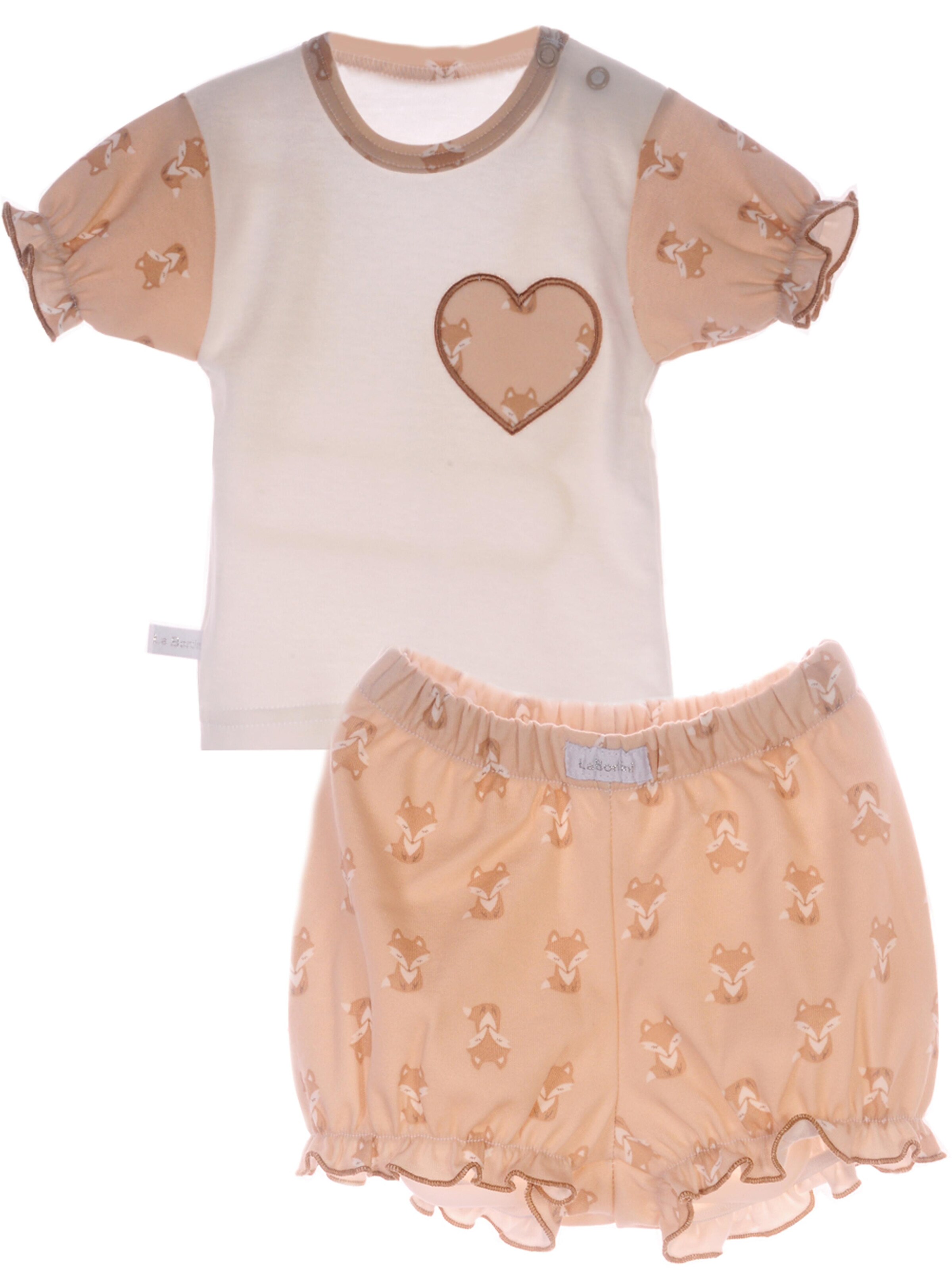 La Bortini Set in Beige: Vorderseite