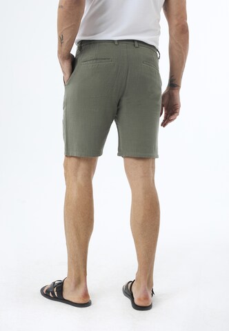 Regular Pantalon chino Jimmy Sanders en vert