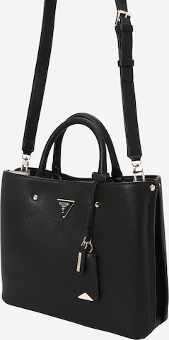 GUESS - Bolso de mano 'Meridian' en negro: frente