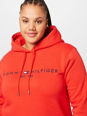 Sweat-shirt Tommy Hilfiger Curve en rouge