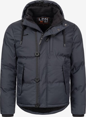 BRAVE SOUL Winter Jacket 'Billy' in Blue: front