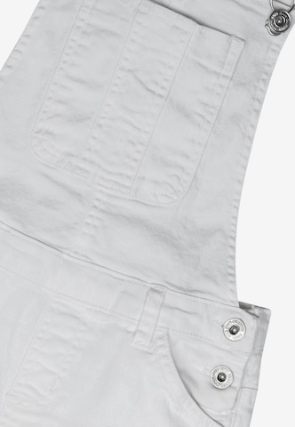 MINOTI Normální Laclové kalhoty – bílá