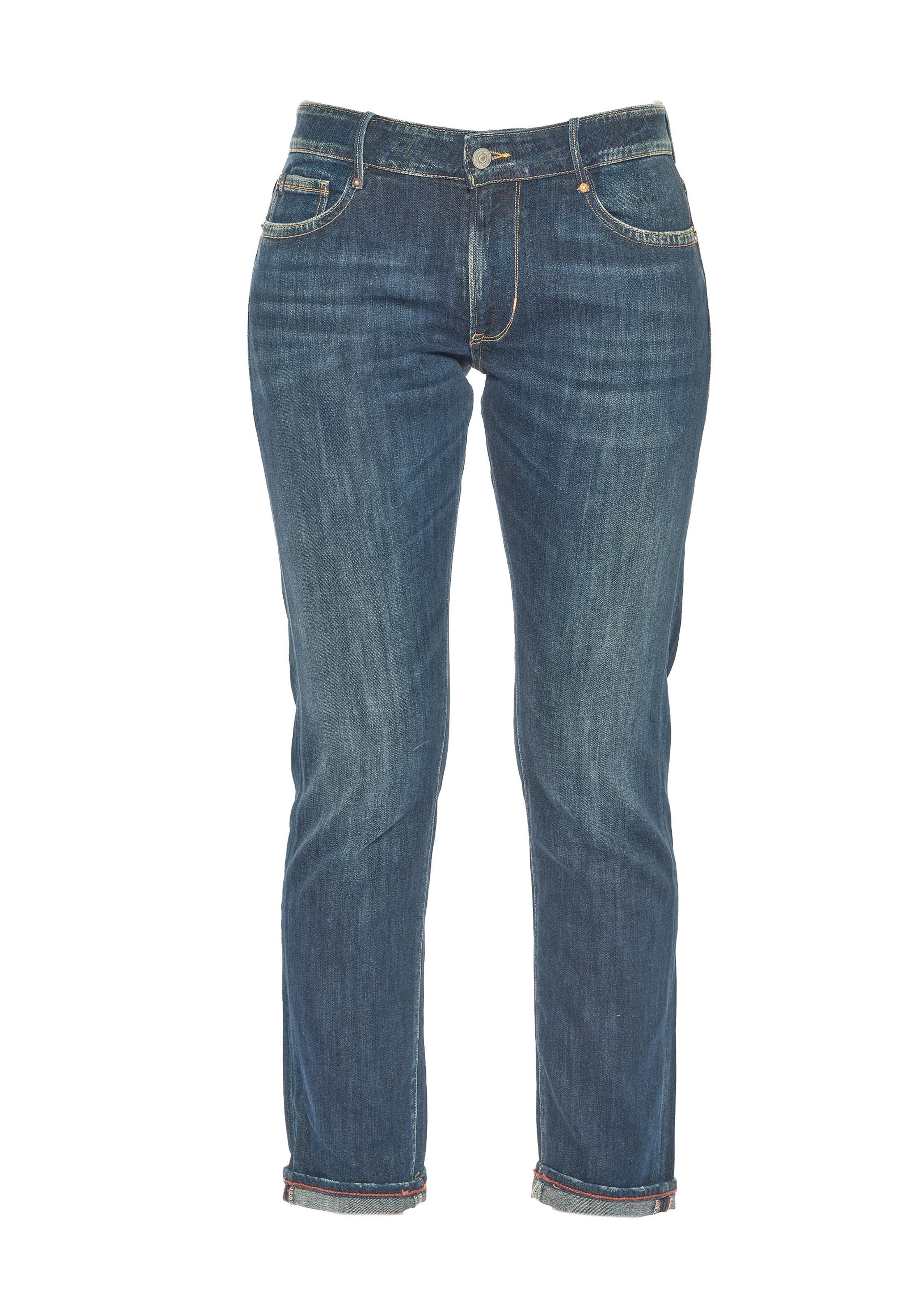 regular Jeans di Le Temps Des Cerises in blu: frontale