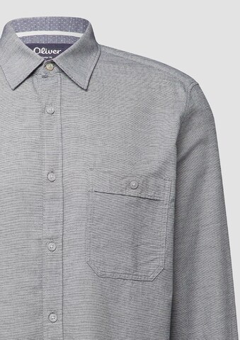 s.Oliver Regular fit Overhemd in Blauw